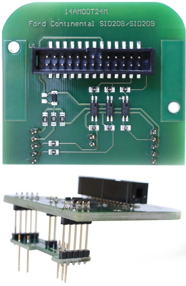 Adapter for Continental SID208-SID209 ECU (Infineon Tricore) - 14AM00T24M